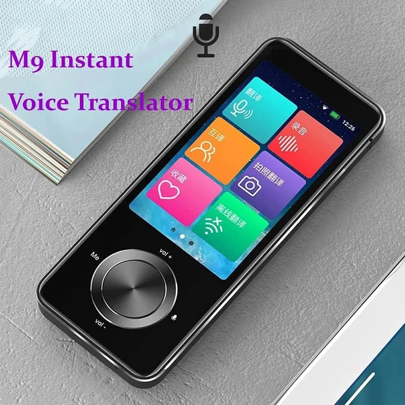 2025 Newest M9 Instant Voice Translator Portable Language Translator In Real-time Smart Translator Supports 12 offline languages